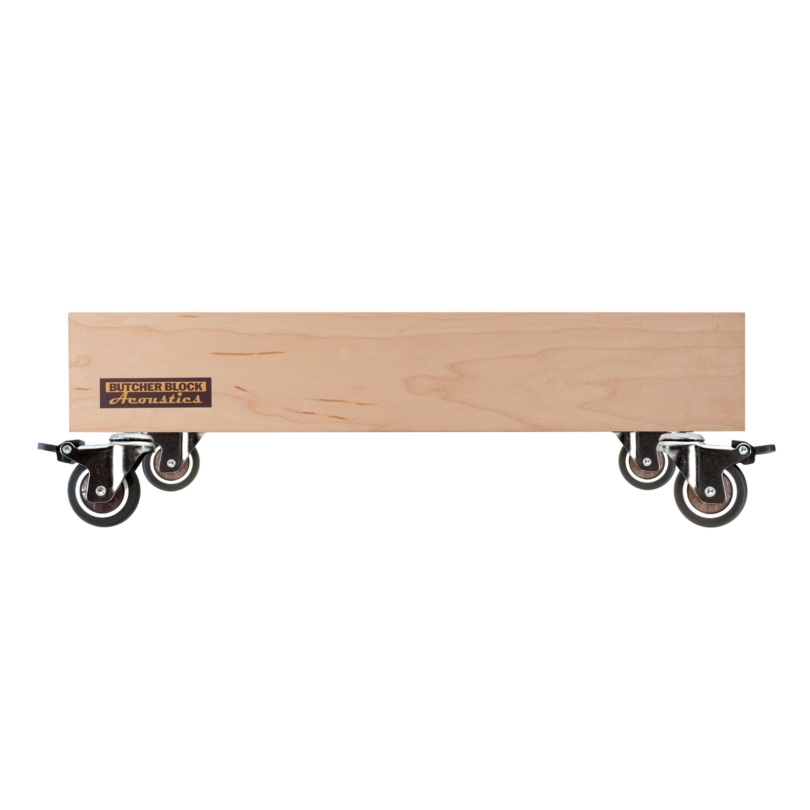 Mobile Amp Stands - Solid Maple Platforms with 2" TPE Swivel Stem Casters