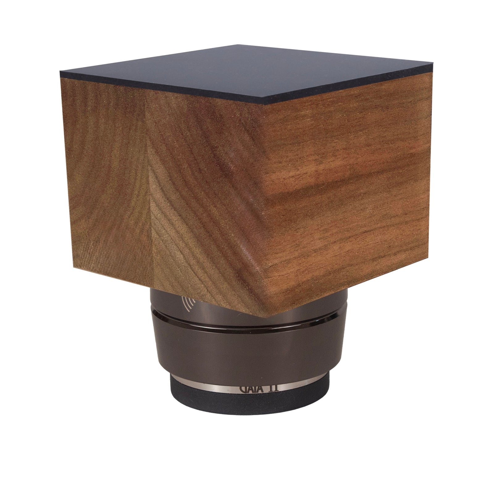 Iso-Block PLUS - Solid Hardwood Risers + IsoAcoustics GAIA Feet - Viscoelastic Damping Pad Top (Set/4)