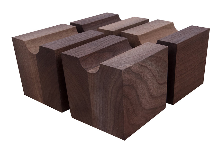 Vibe-Guard™ Cable Risers - Solid Hardwood - 3" x 3" x 3" (Set of 4)