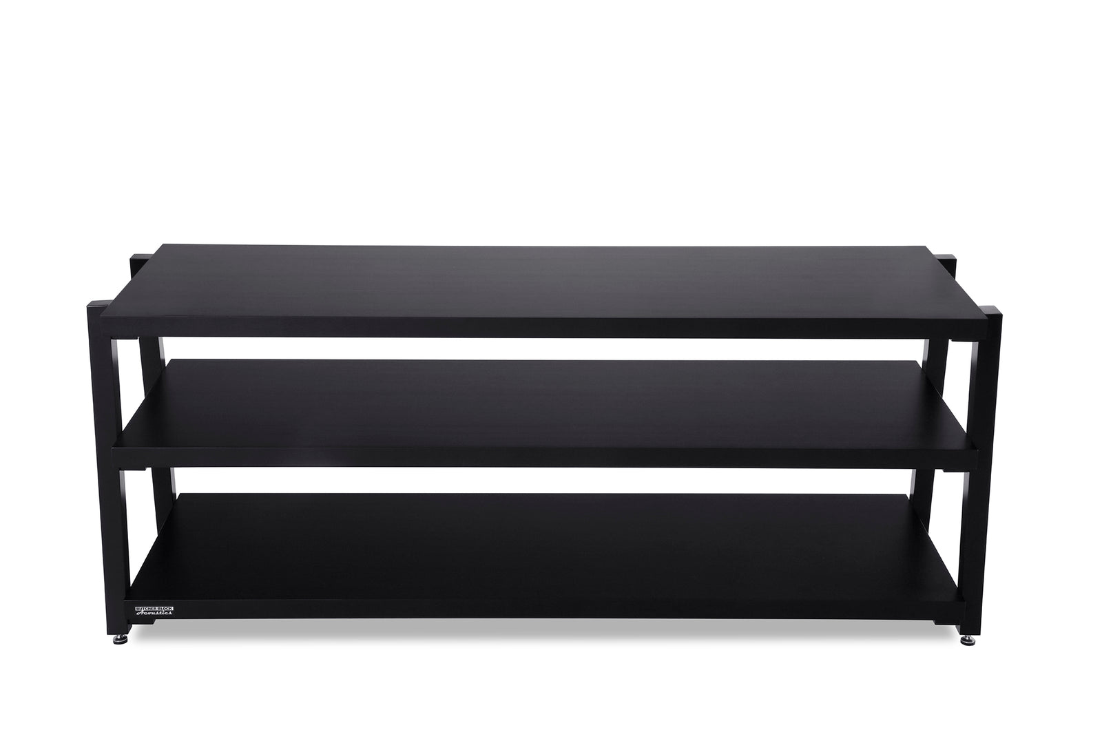 rigidrack® - 3 Shelf Rack - 1½" Thick Solid Midnite Maple Shelves - 1½" Midnite Maple Legs - Standard Shelf Spacing *** Estimated Ship Date: 3 Weeks from Date of Order ***