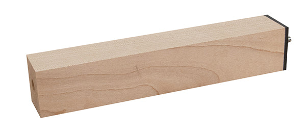 Platform Legs / Risers - Solid Hardwood - 1½" x 1½" - w/ Viscoelastic Damping Pad (Set of 4)