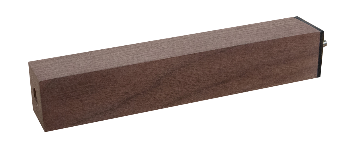 PLATFORM LEGS / RISERS - SOLID HARDWOOD - 1½&quot; x 1½&quot; - W/ VISCOELASTIC DAMPING PAD (SET OF 4) Platform Legs / Risers - Solid Hardwood - 1½&quot; x 1½&quot; - w/ Viscoelastic Damping Pad (Set of 4)