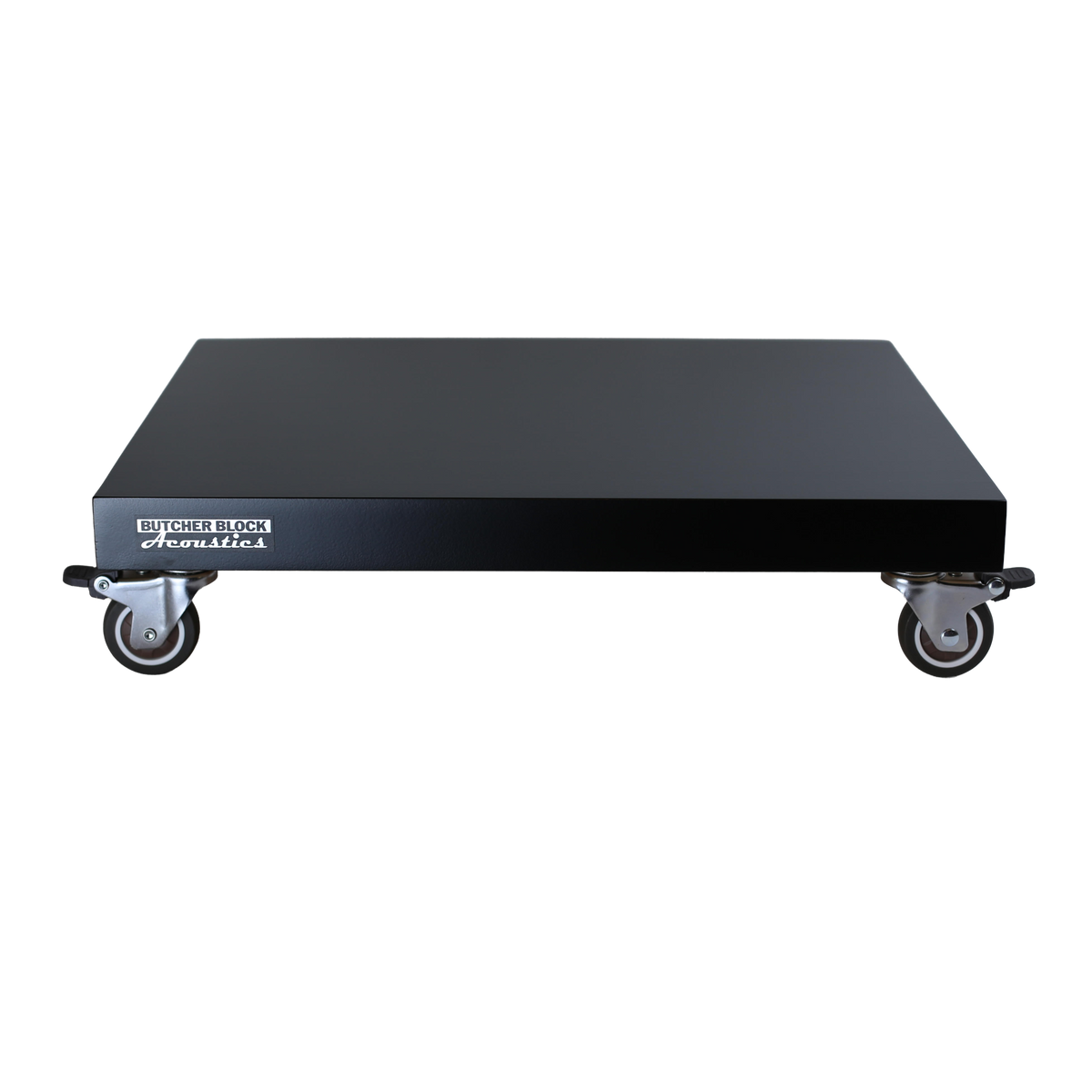 Mobile Amp Stands - Solid Midnite Maple Platforms with 2" TPE Swivel Stem Casters