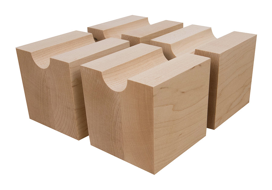 Vibe-Guard™ Cable Risers - Solid Hardwood - 3" x 3" x 3" (Set of 4)