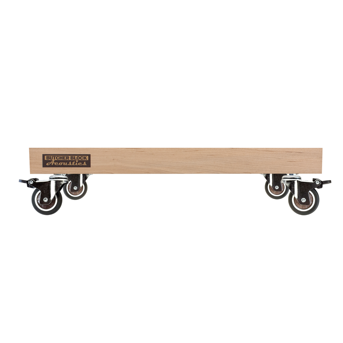 Mobile Amp Stands - Solid Maple Platforms with 2" TPE Swivel Stem Casters