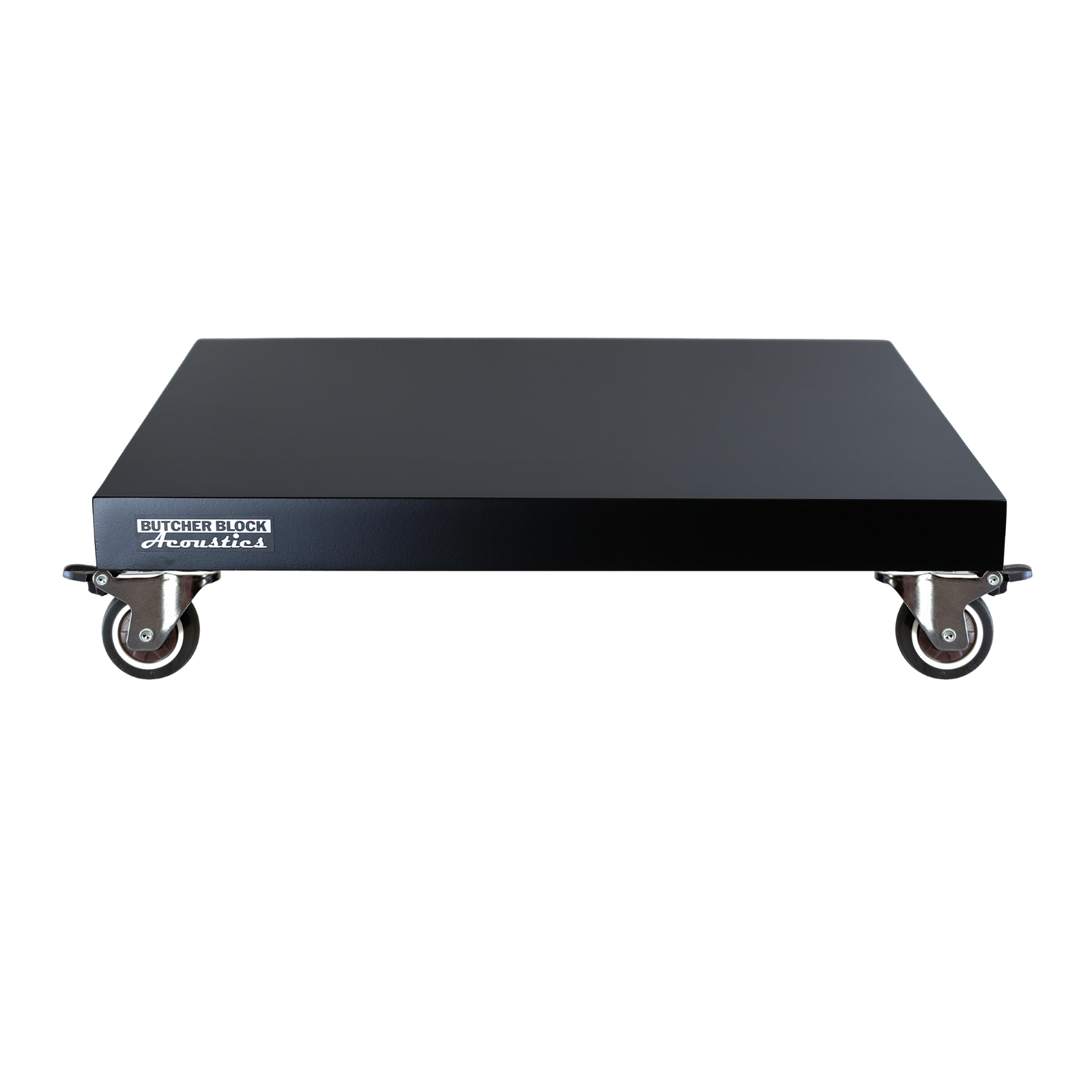 Mobile Amp Stands - Solid Midnite Maple Platforms with 2" TPE Swivel Stem Casters