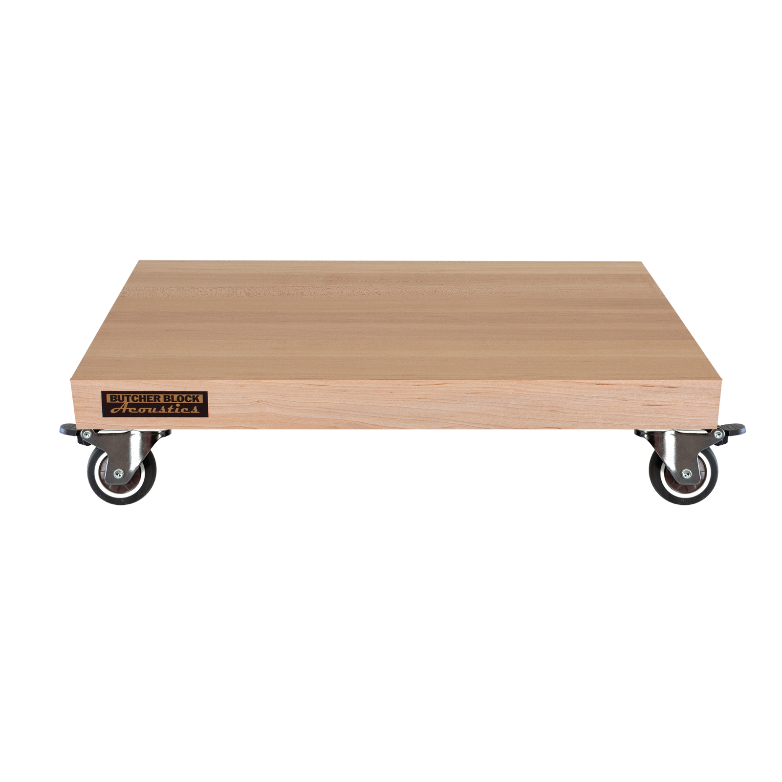 Mobile Amp Stands - Solid Maple Platforms with 2" TPE Swivel Stem Casters