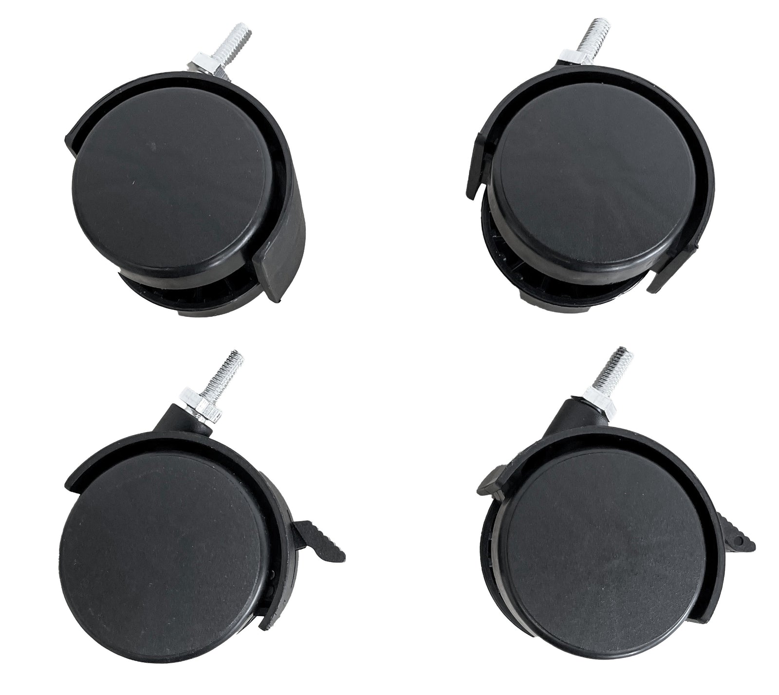 Mobile Amp Stands - Solid Maple Platforms w/ 2" Polypropylene Swivel Stem Casters