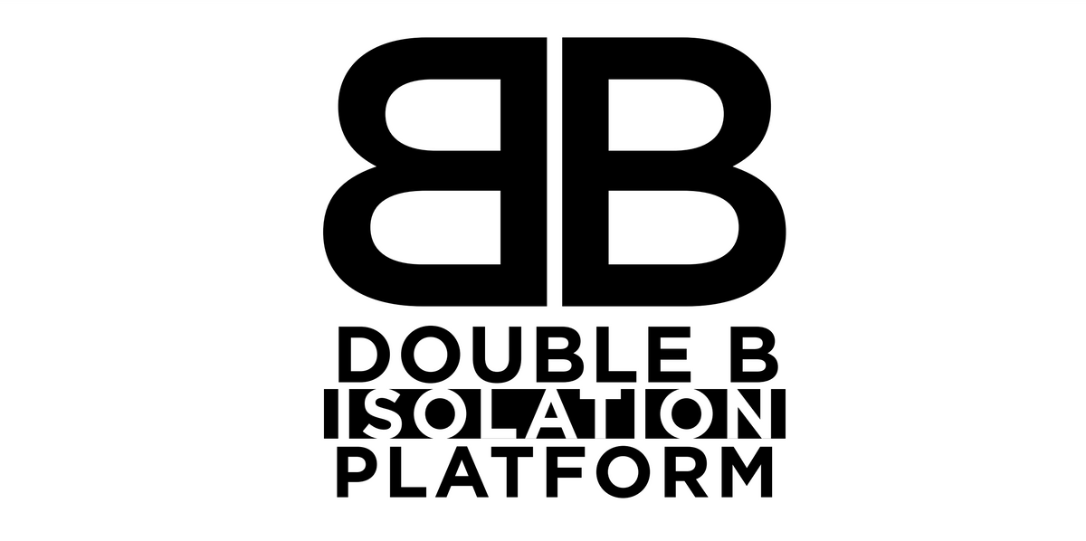 DOUBLE B - MAPLE EDGE-GRAIN ISOLATION PLATFORM - MIDNITE BLACK - 3-1/8&quot; THICK