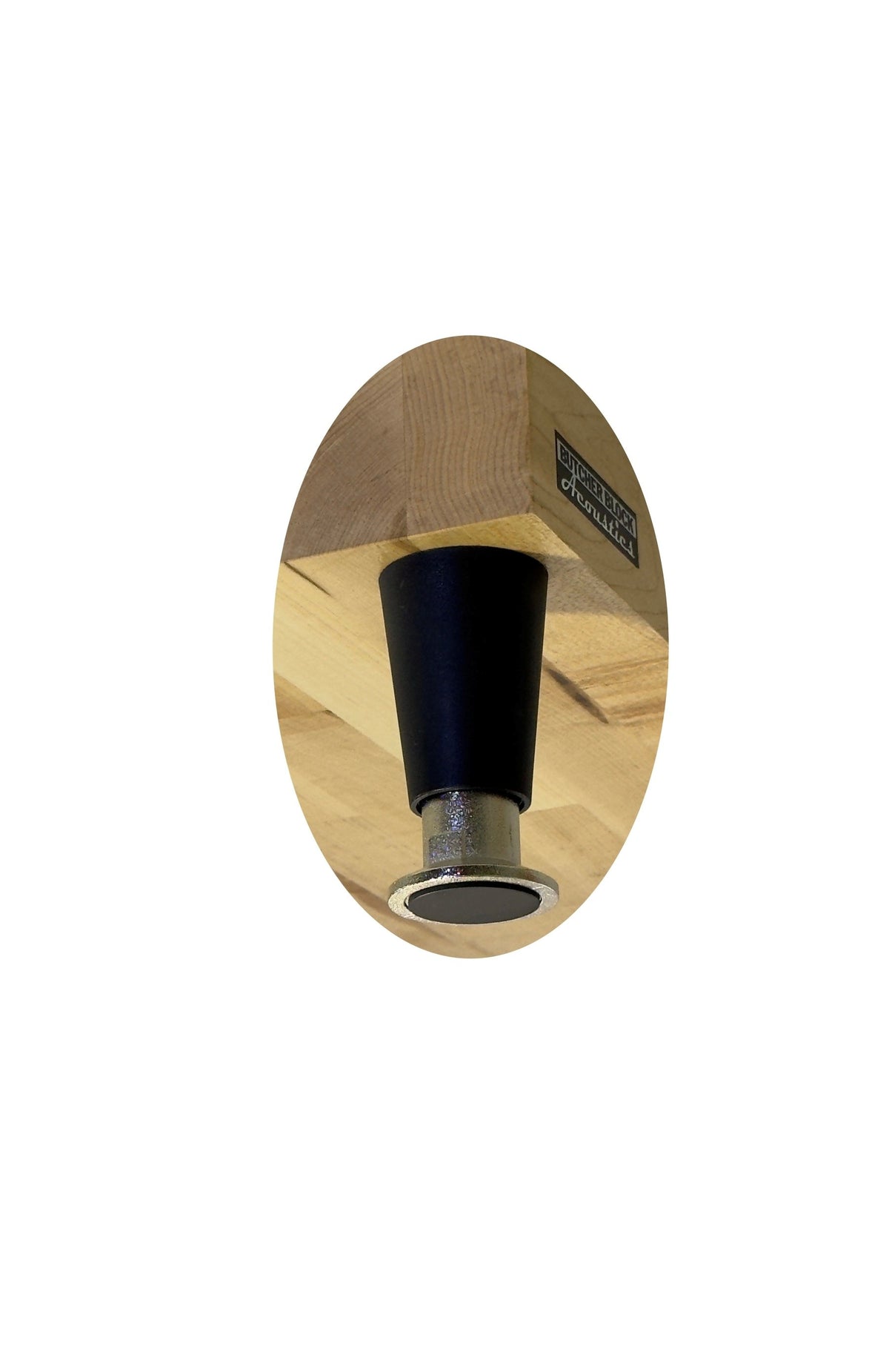 Vibe-Guard™ Amp Stand – Solid 1½" Thick Edge-Grain Maple Acoustic Isolation Platform with High-Mass Decoupling Legs