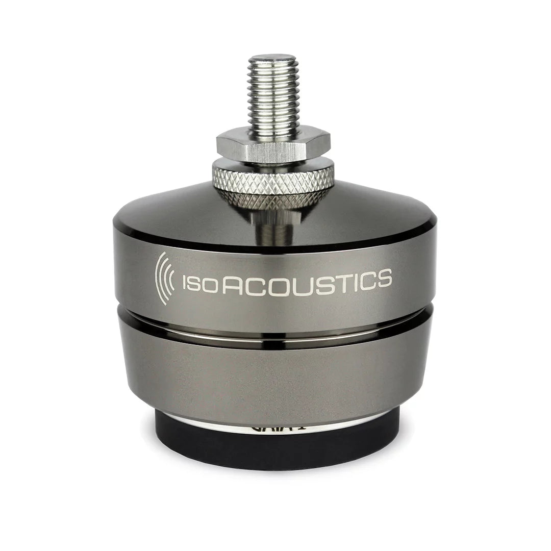 Solid Walnut Edge-Grain Audio Platforms | IsoAcoustics GAIA Feet | 1½" Thick