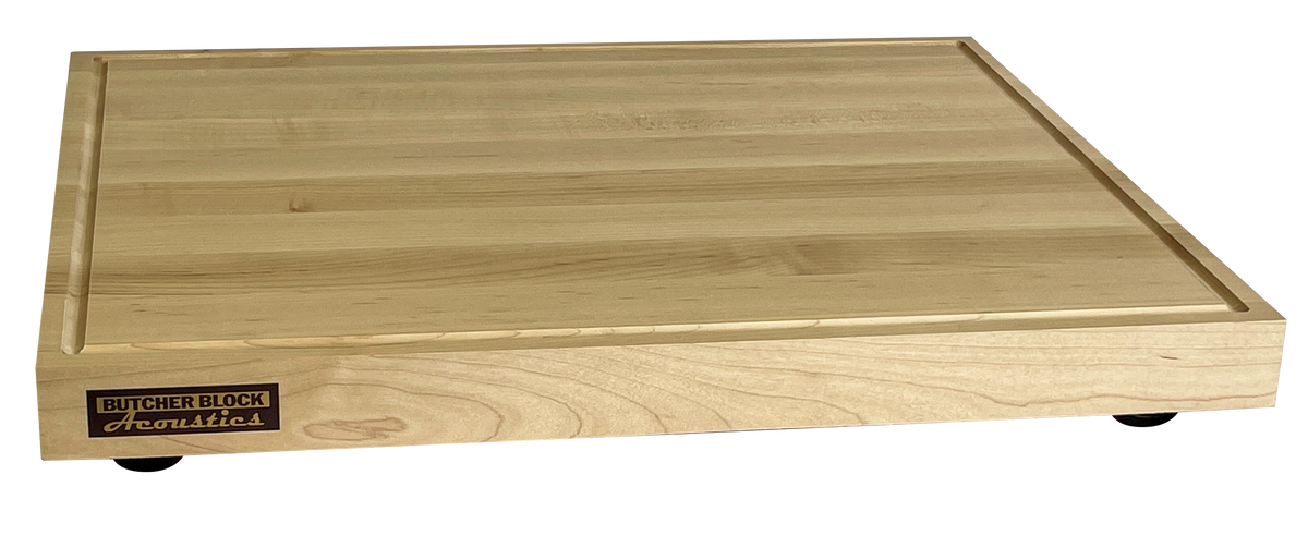 Solid Hardwood Audio Platform w/ Groove (Platform Only)