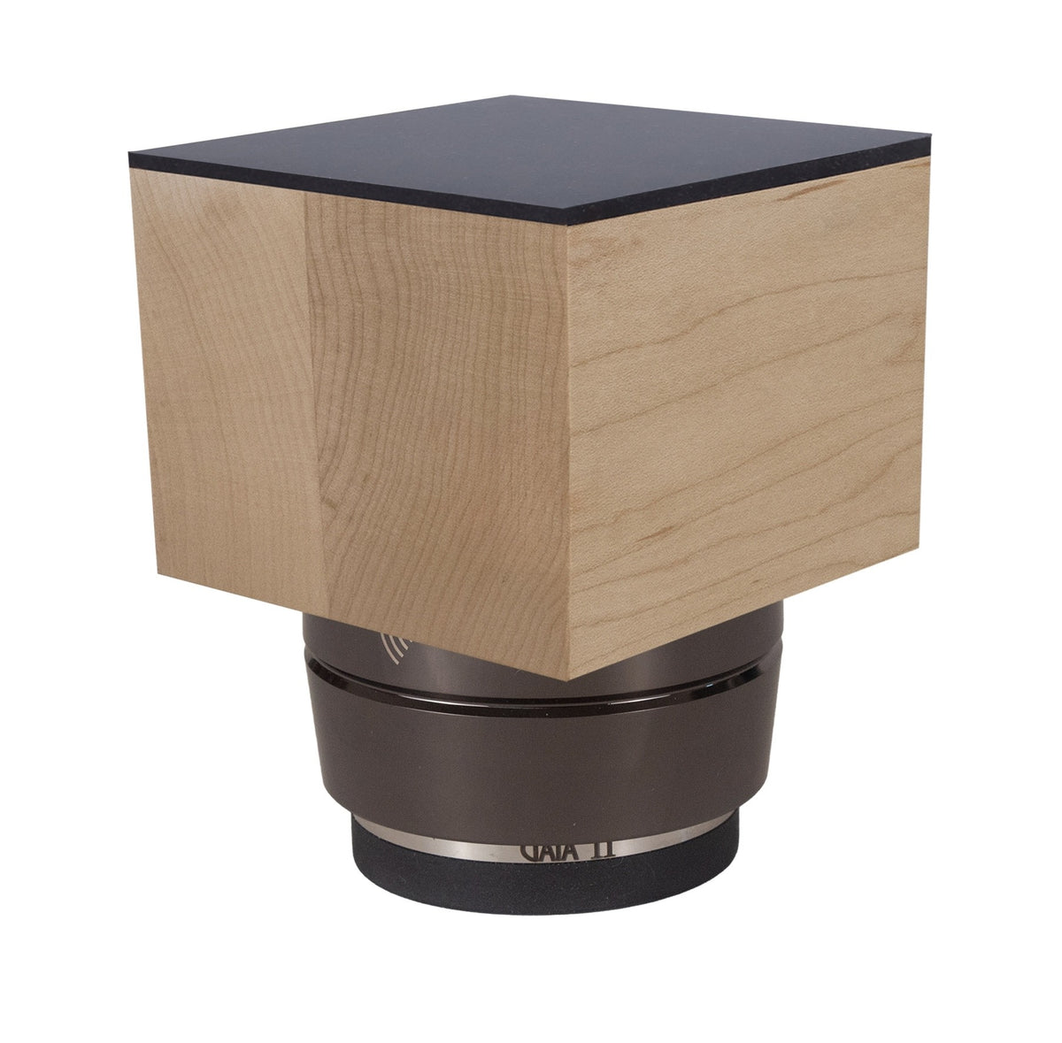 Iso-Block PLUS - Solid Hardwood Risers + IsoAcoustics GAIA Feet - Viscoelastic Damping Pad Top (Set/4)