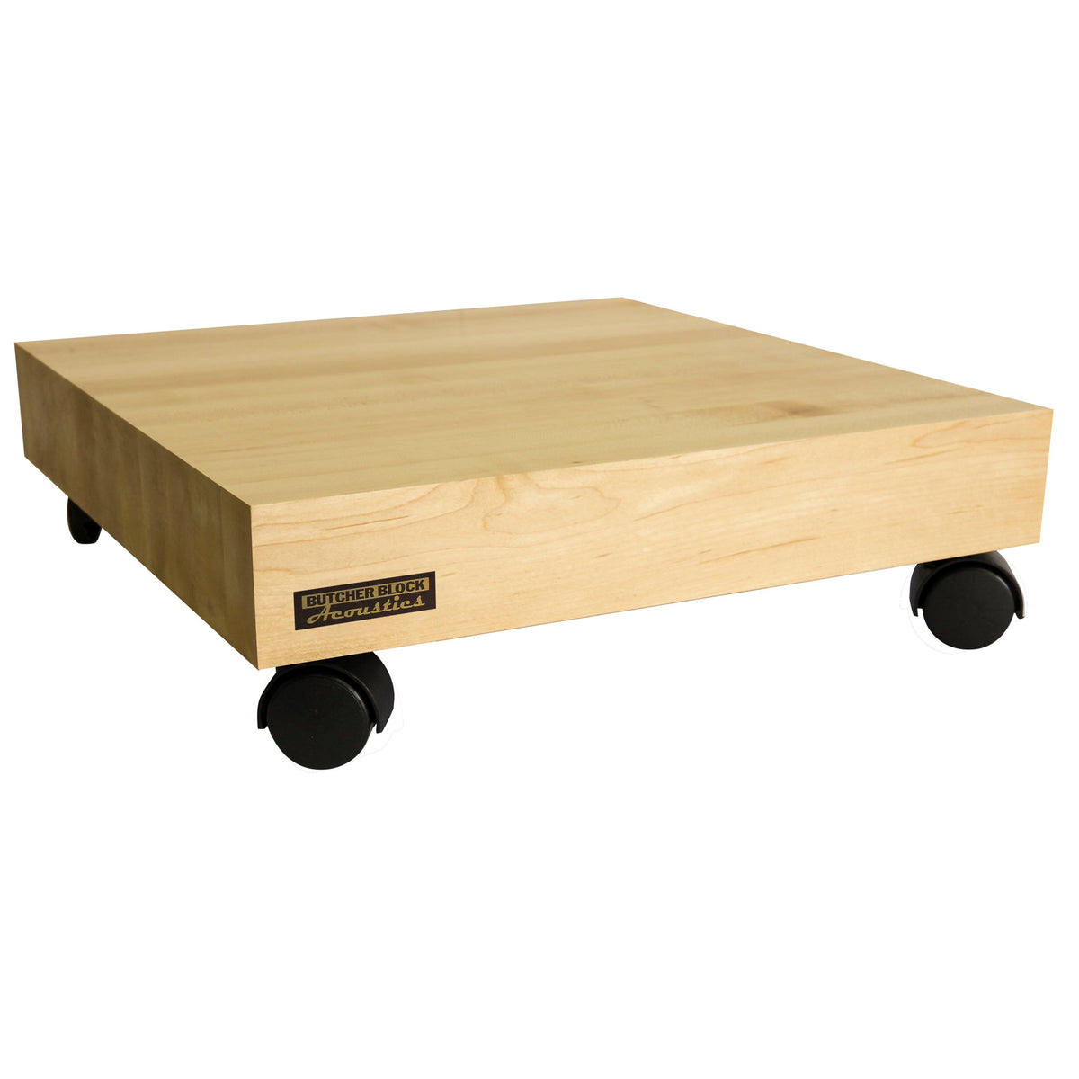Mobile Amp Stands - Solid Maple Platforms w/ 2" Polypropylene Swivel Stem Casters
