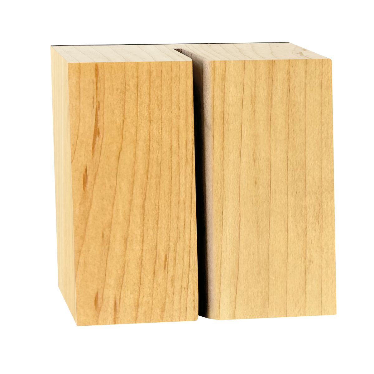 Vibe-Guard™ Ribbon Risers - Solid Hardwood - 3" x 3" x 3" (Set of 4)