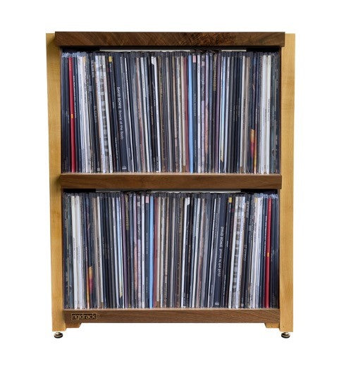 rigidrack® Record Rack - 2 Tier - Butcher Block Acoustics