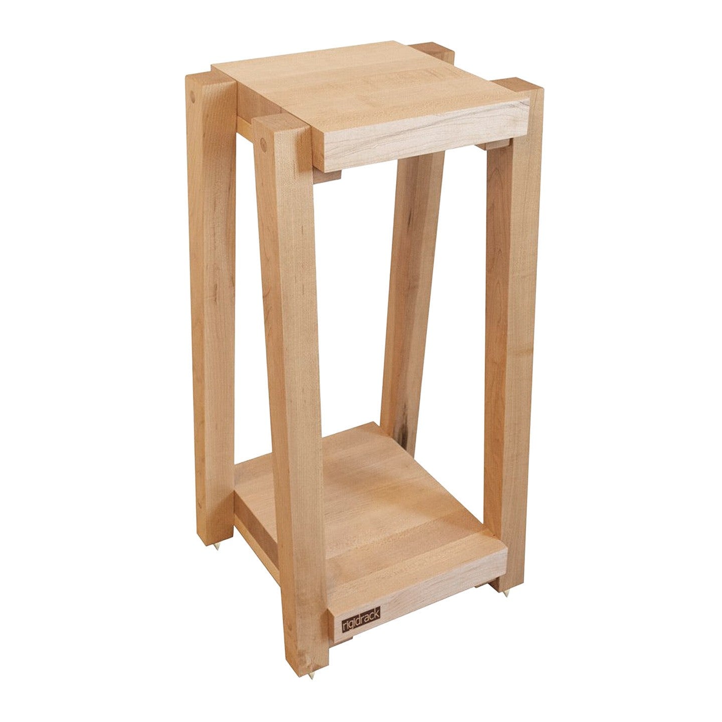 rigidrack® Speaker Stand - 24" Tall - 1½" Thick Solid Shelves - 1½" Legs - (Pair) | Choice of Footer