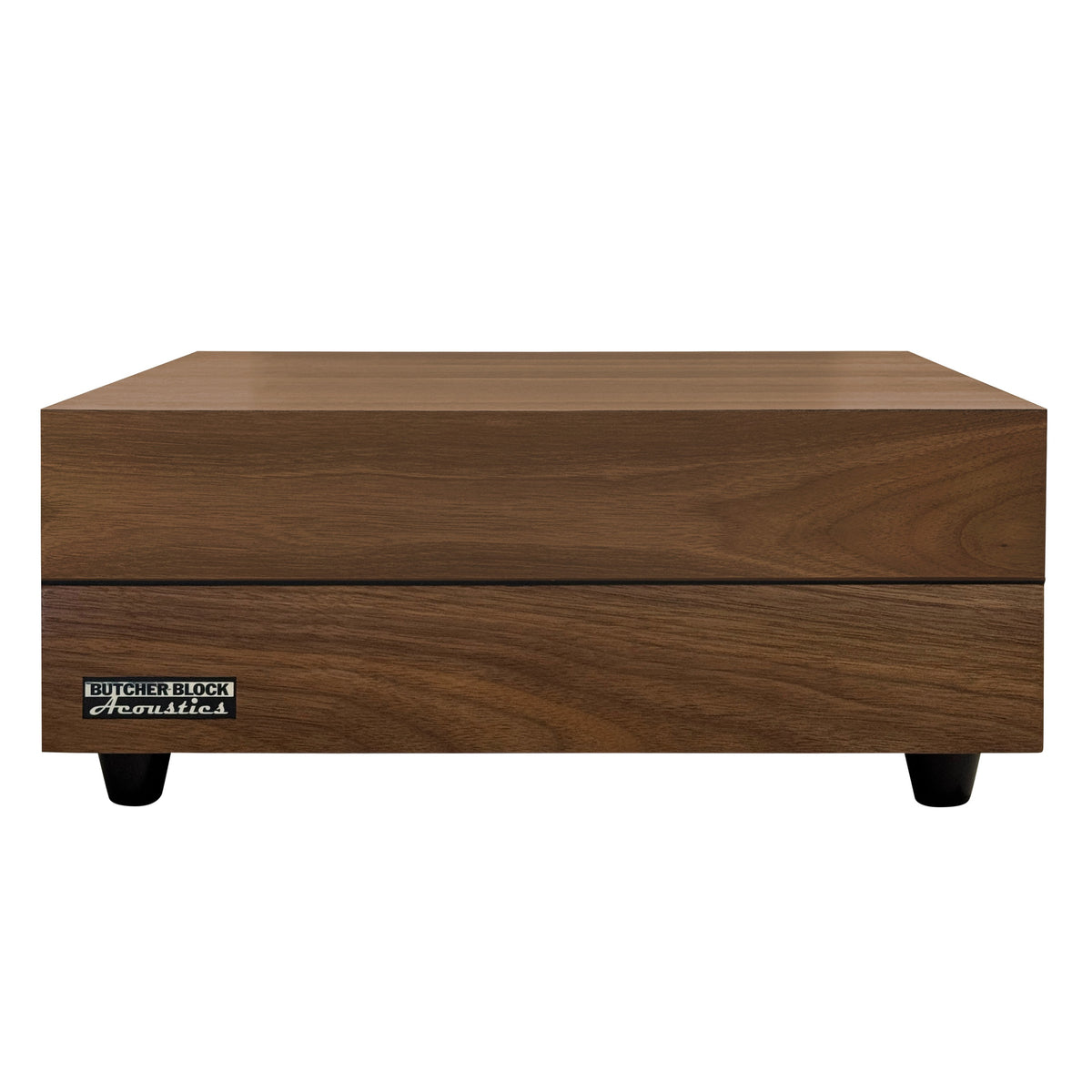 Double B+™ Hardwood Edge-Grain Isolation Platform | M8 Threaded Inserts - 6⅛" Thick | Choice of Footer