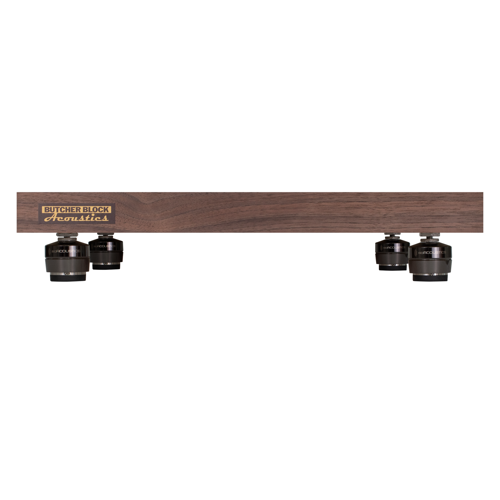 IsoAcoustics GAIA Isolation Feet - Butcher Block Acoustics
