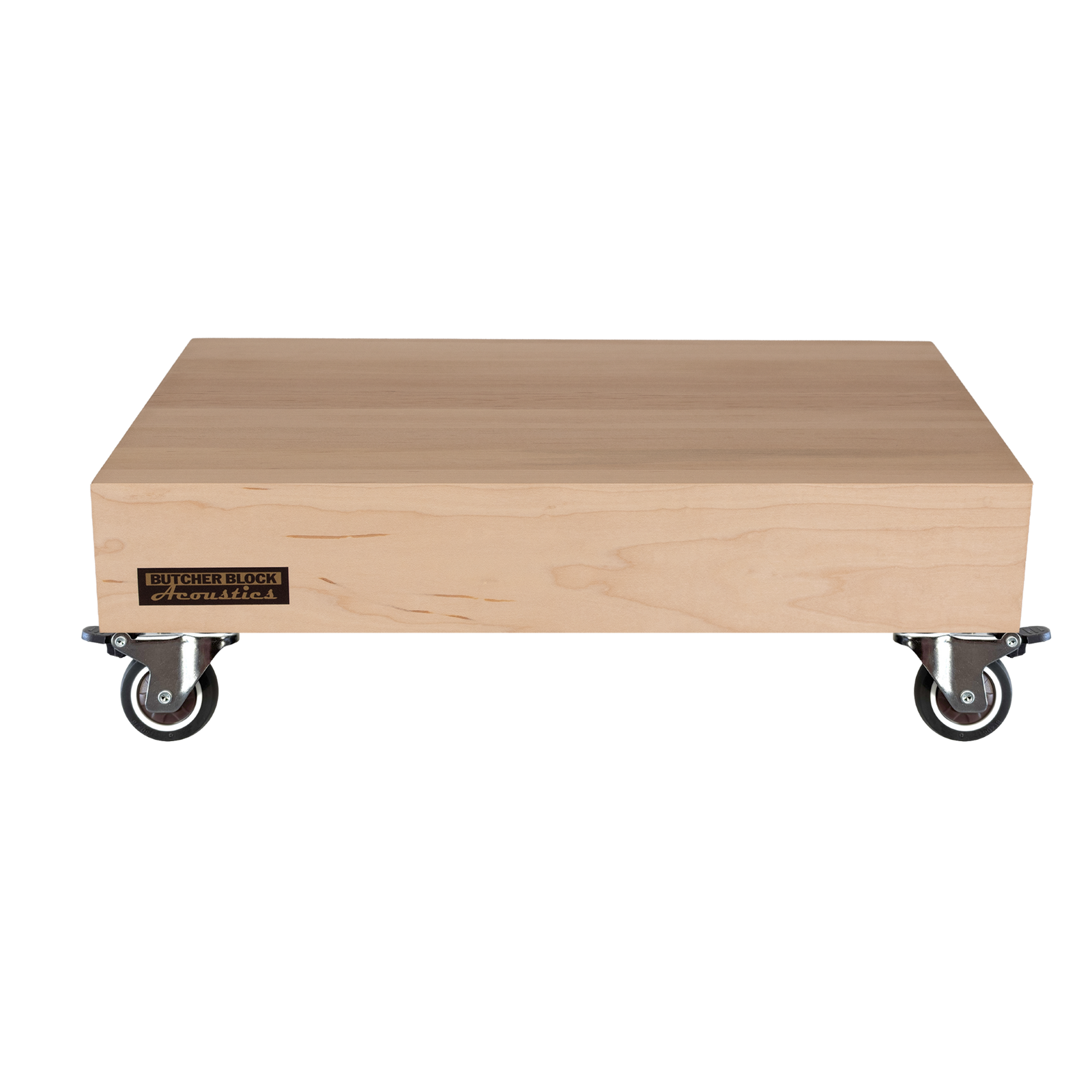 Mobile Amp Stands - Solid Maple Platforms with 2" TPE Swivel Stem Casters