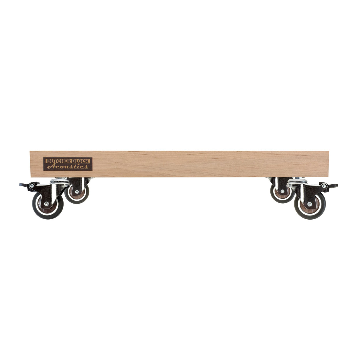 Mobile Amp Stands - Solid Maple Platforms with 2" TPE Swivel Stem Casters