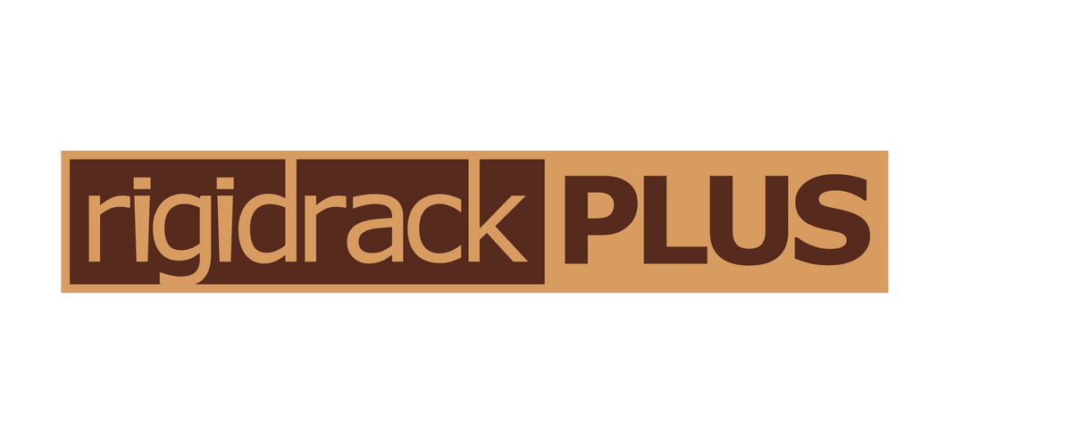 + rigidrackPLUS - 3 Shelf Rack - 1½" Thick Solid Midnite Maple Shelves - 1½" Midnite Maple Legs - Extended Shelf Spacing | Choice of Footer *** Estimated Ship Date: 3 Weeks from Date of Order ***