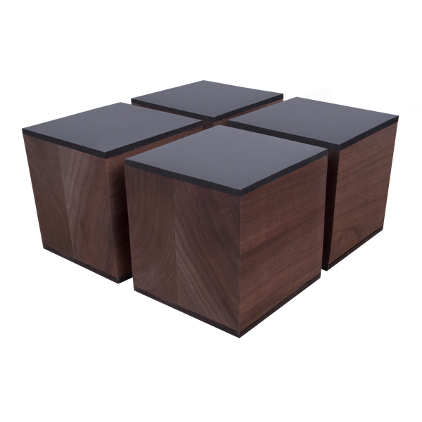 Iso-Block - Solid Hardwood Risers - Viscoelastic Damping Pad Top