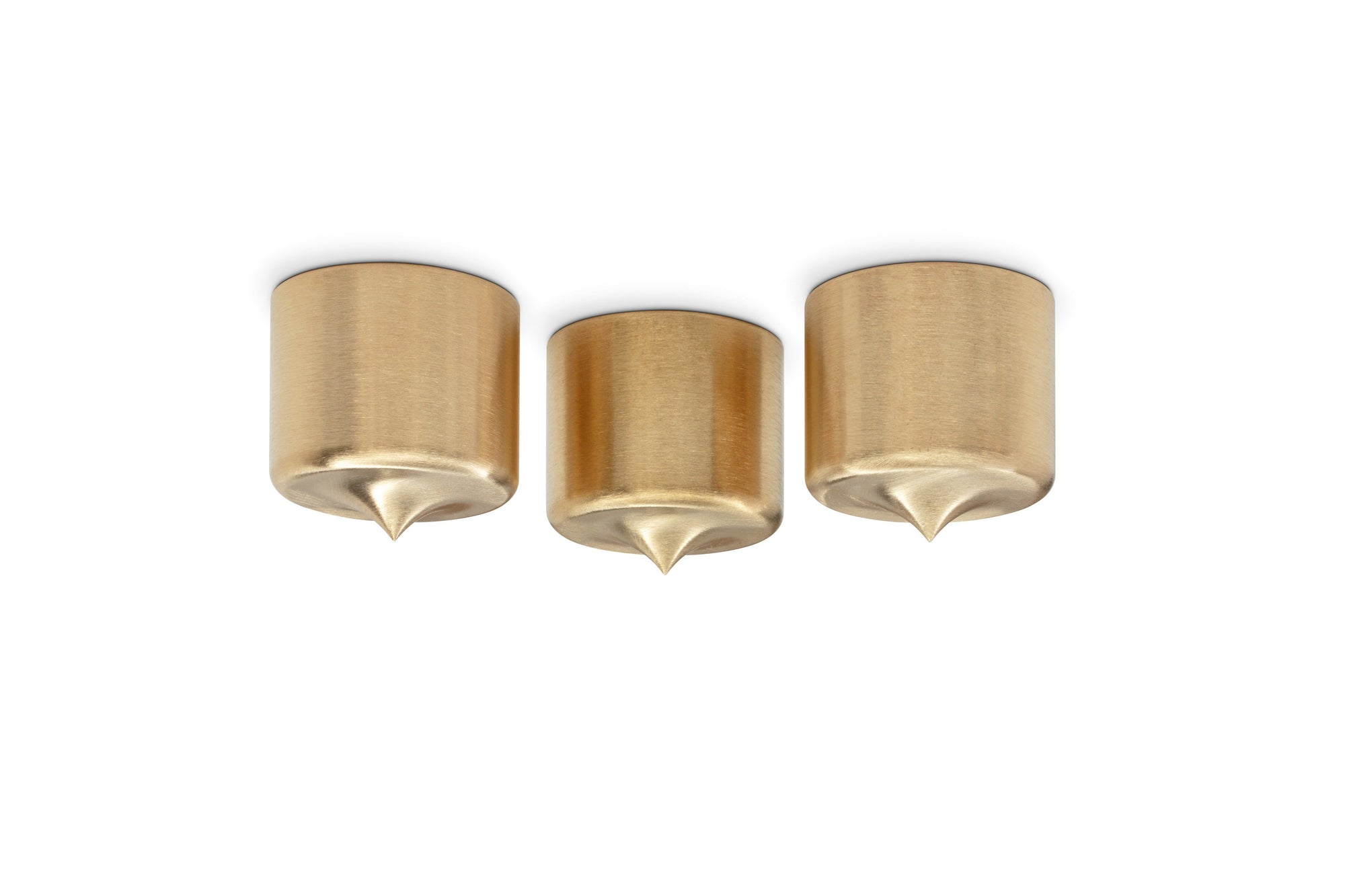 PUREPOINT® BRASS FOOTERS - Butcher Block Acoustics