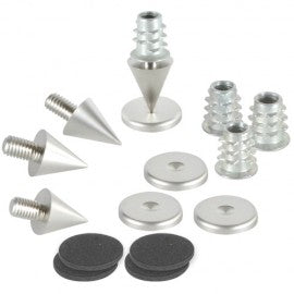 Spikes - Brass - 5/8” Tall - M6-1 (Set of 4)