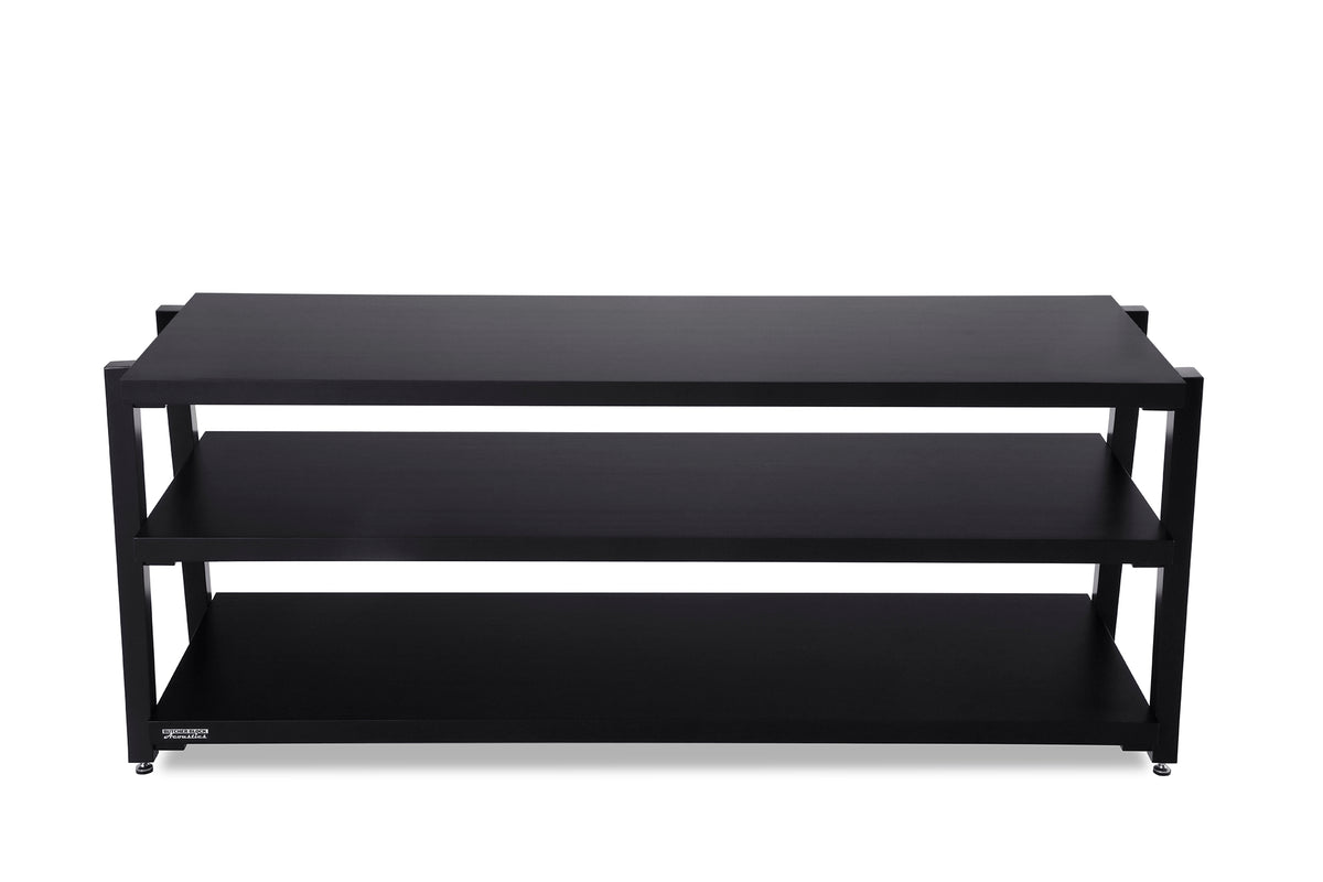 rigidrack® - 3 Shelf Rack - 1½" Thick Solid Midnite Maple Shelves - 1½" Midnite Maple Legs - Standard Shelf Spacing *** Estimated Ship Date: 3 Weeks from Date of Order ***