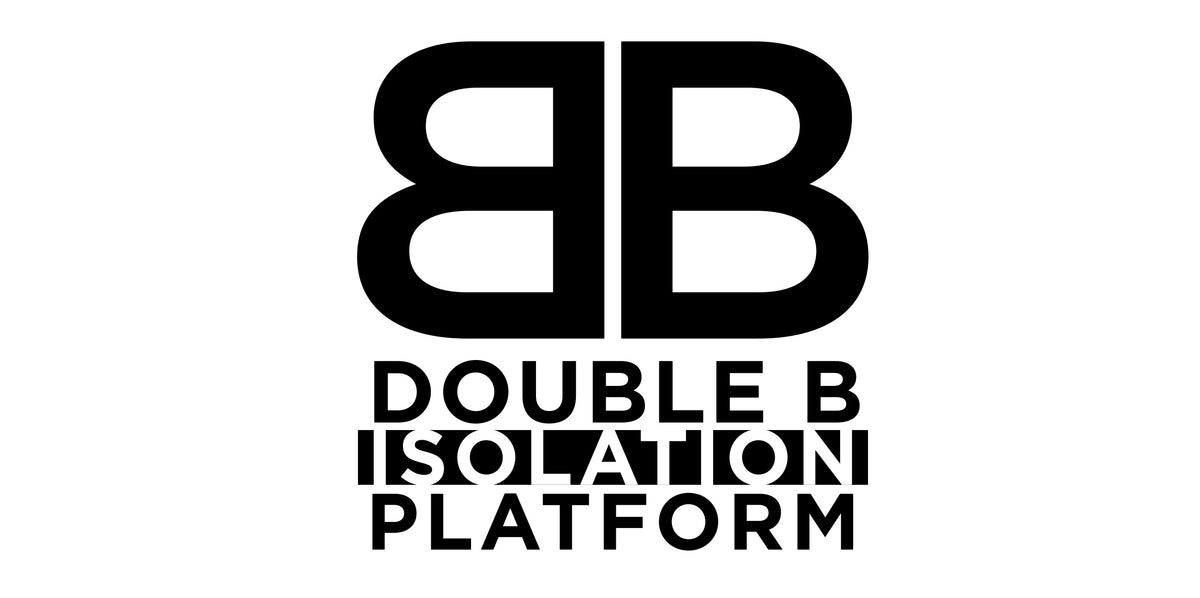 Double B - Walnut Edge-Grain Isolation Platform w/ M6 or M8 Threaded Brass Inserts - 3⅛&quot; Thick