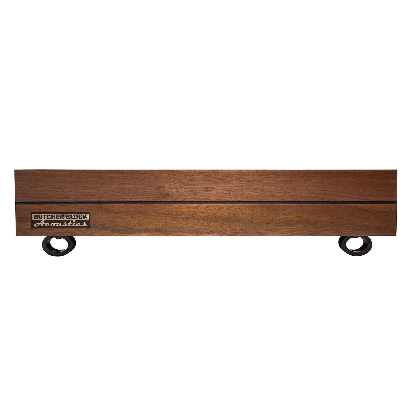 DOUBLE B - WALNUT EDGE-GRAIN ISOLATION PLATFORM - 3-1/8" THICK - INCLUDES ISO-BAND OR ISO-FEET