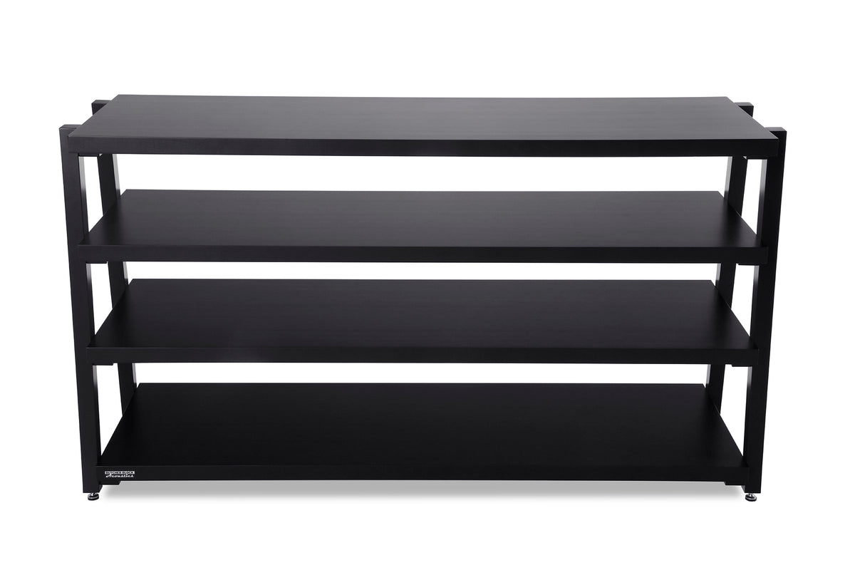 rigidrack® - 4 Shelf Rack - 1½" Thick Solid Midnite Maple Shelves - 1½" Midnite Maple Legs - Standard Shelf Spacing *** Estimated Ship Date: 3 Weeks from Date of Order ***