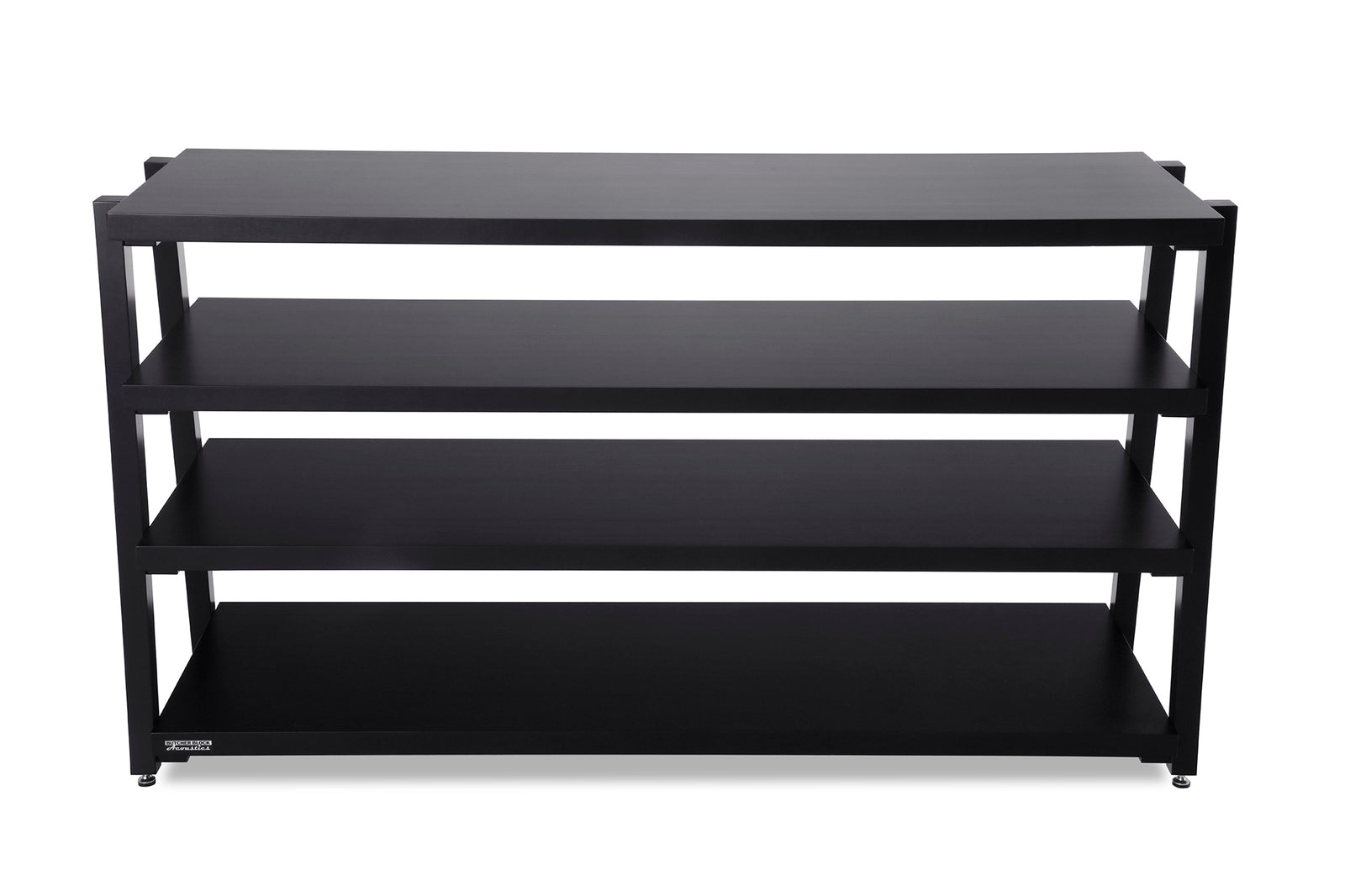 rigidrack® - 4 Shelf Rack - 1½" Thick Solid Midnite Maple Shelves - 1½" Midnite Maple Legs - Standard Shelf Spacing *** Estimated Ship Date: 3 Weeks from Date of Order ***