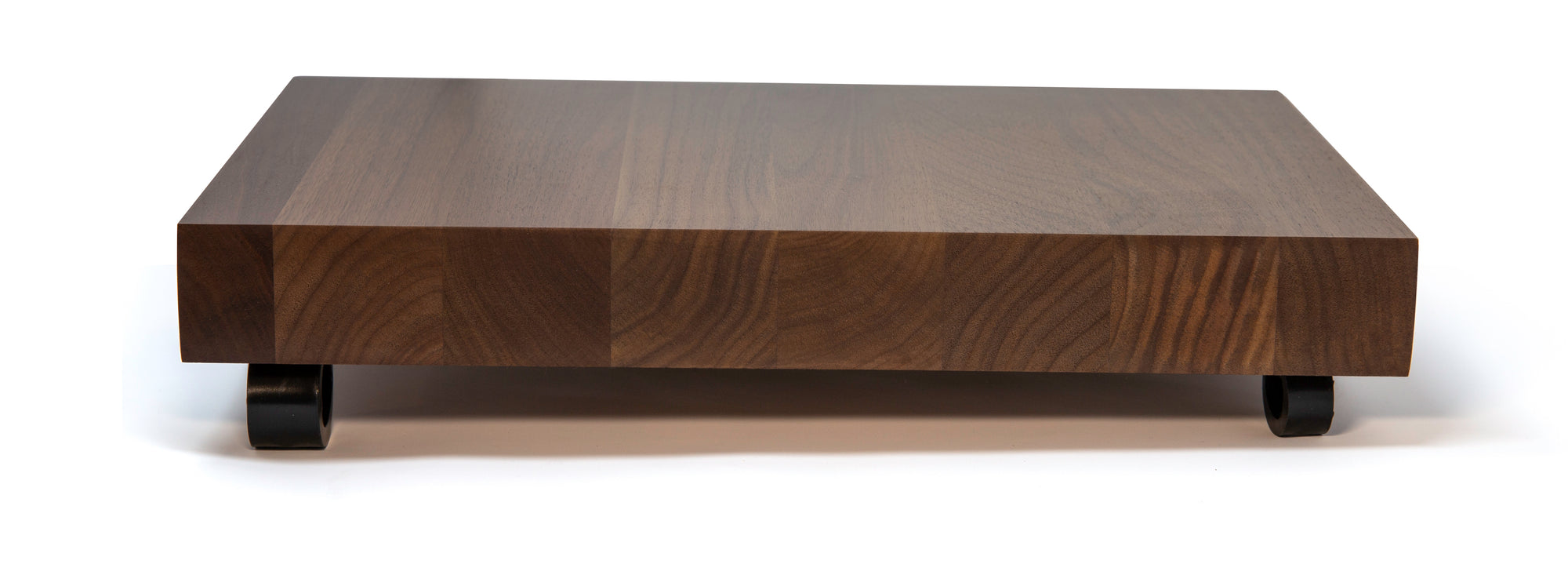 SOLID WALNUT EDGE-GRAIN BOOKSHELF SPEAKER PLATFORMS 1½" THICK (EACH)