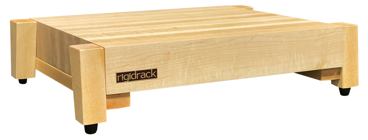 rigidrack® Amp Stands - 3&quot; Thick Solid Maple Platforms - 1½&quot; Maple Legs