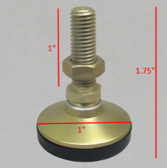 SnapLock™ Level-It™ Feet w/ Elastomer Pad - M6-1 (Set of 4)